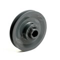 Tritan Single Grv Cast Iron Variable Pitch Sheave, 1-in. Bore, Fnshd Bore w/Keyway & Set Screw, 4.15-in. OD 1VP44 X 1